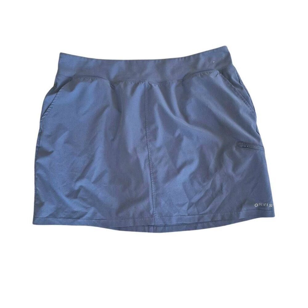 Orvis Women's Dusty Blue Poly/Spandex Athletic Skirt Skort